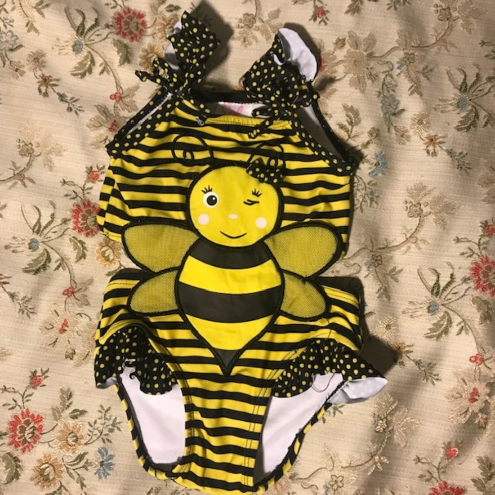 Sol Swim Bumble Bee One piece Swimsuit - 6-9M